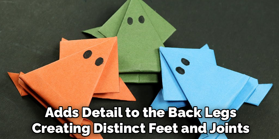 Adds Detail to the Back Legs, Creating Distinct Feet and Joints.