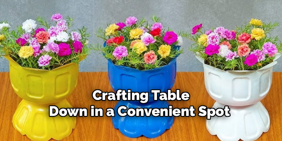 Crafting Table
Down in a Convenient Spot