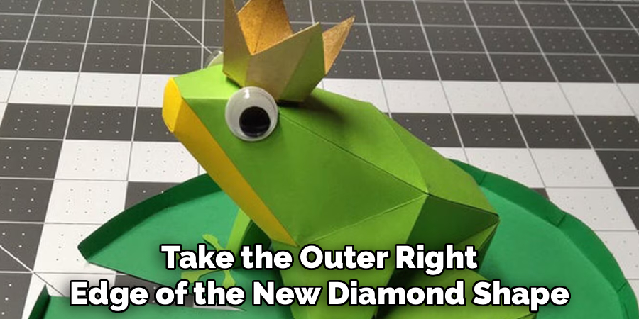 Take the Outer Right Edge of the New Diamond Shape