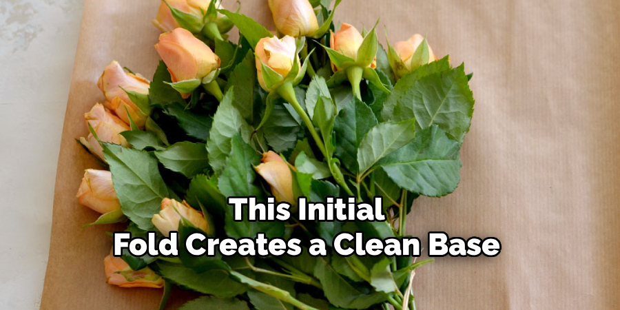 This Initial
Fold Creates a Clean Base